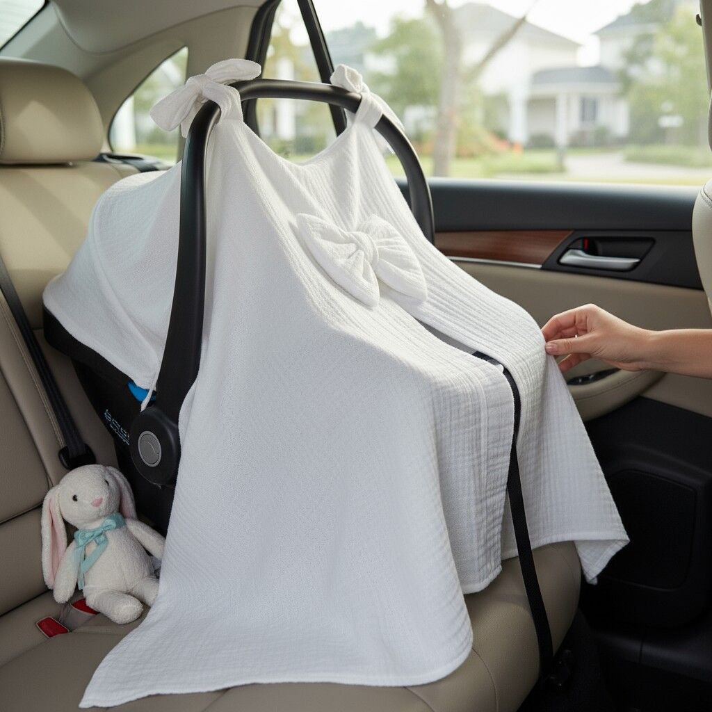 Muslin Stroller Cover: Respecting Baby's Breath