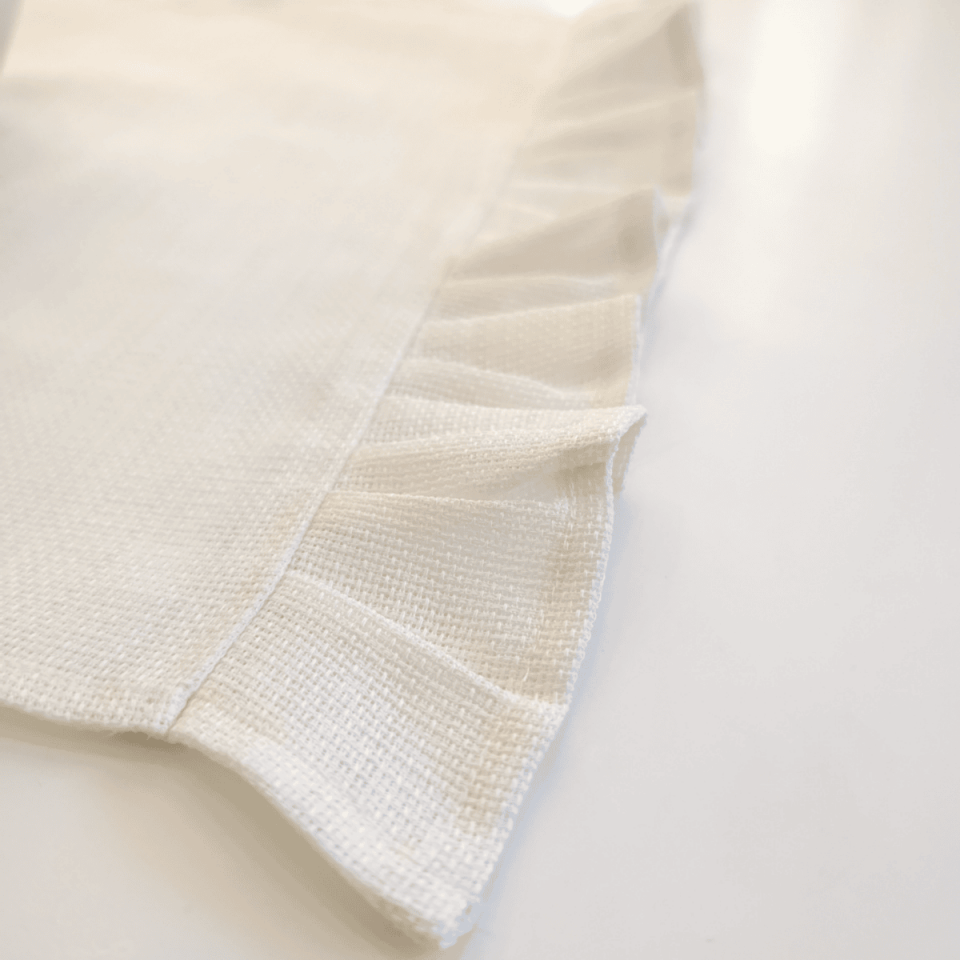 Personalized Embroidered Ruffle Runner