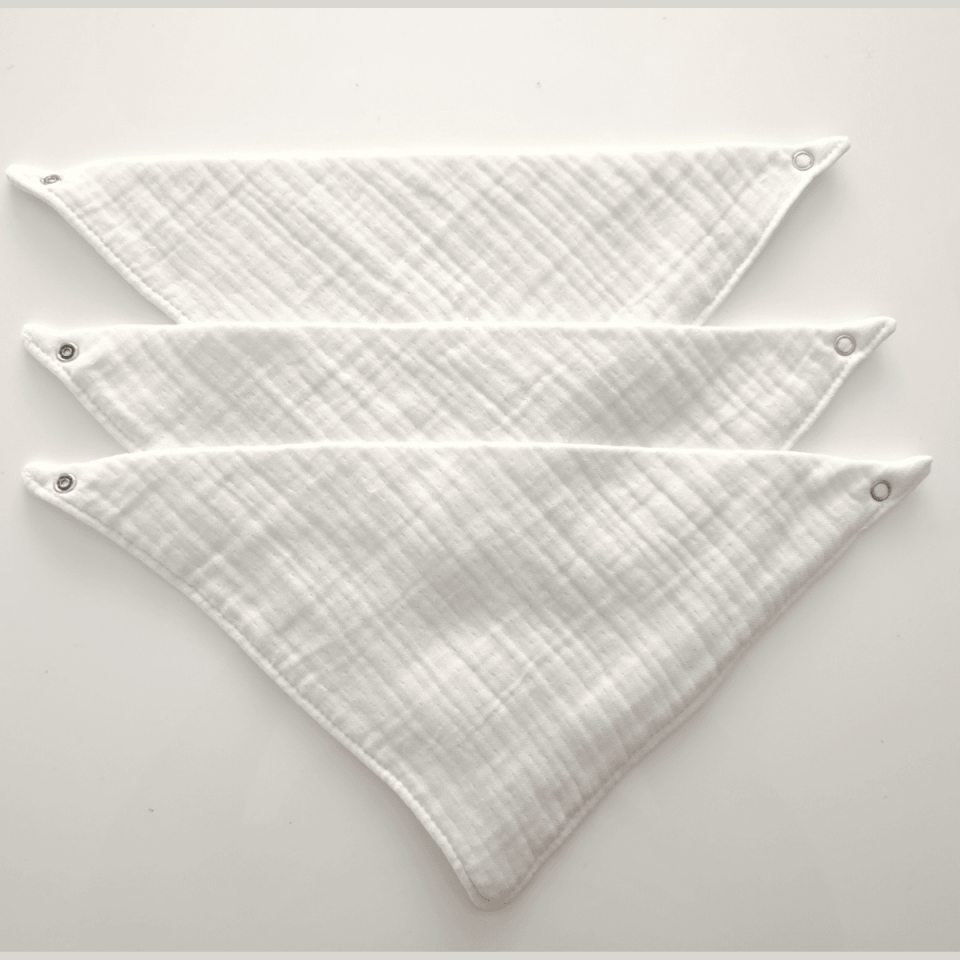Muslin Baby Bib Set of 3