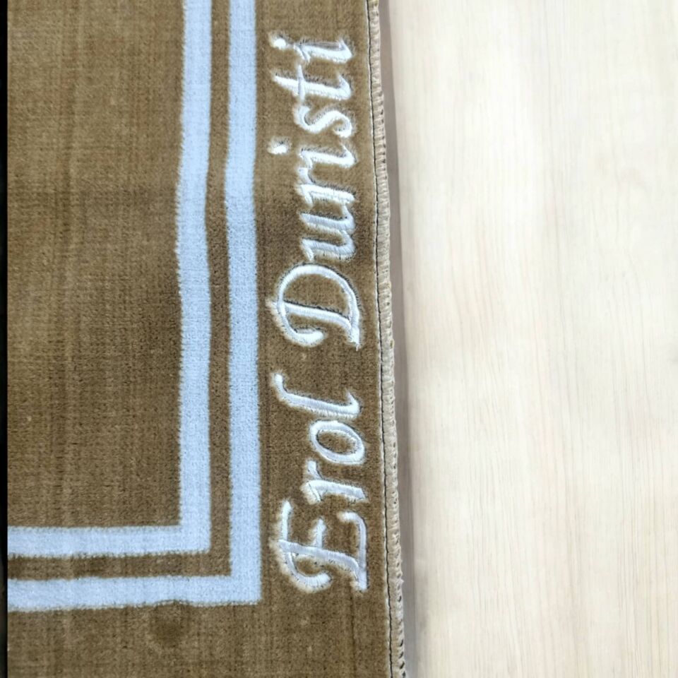 Personalized prayer rug