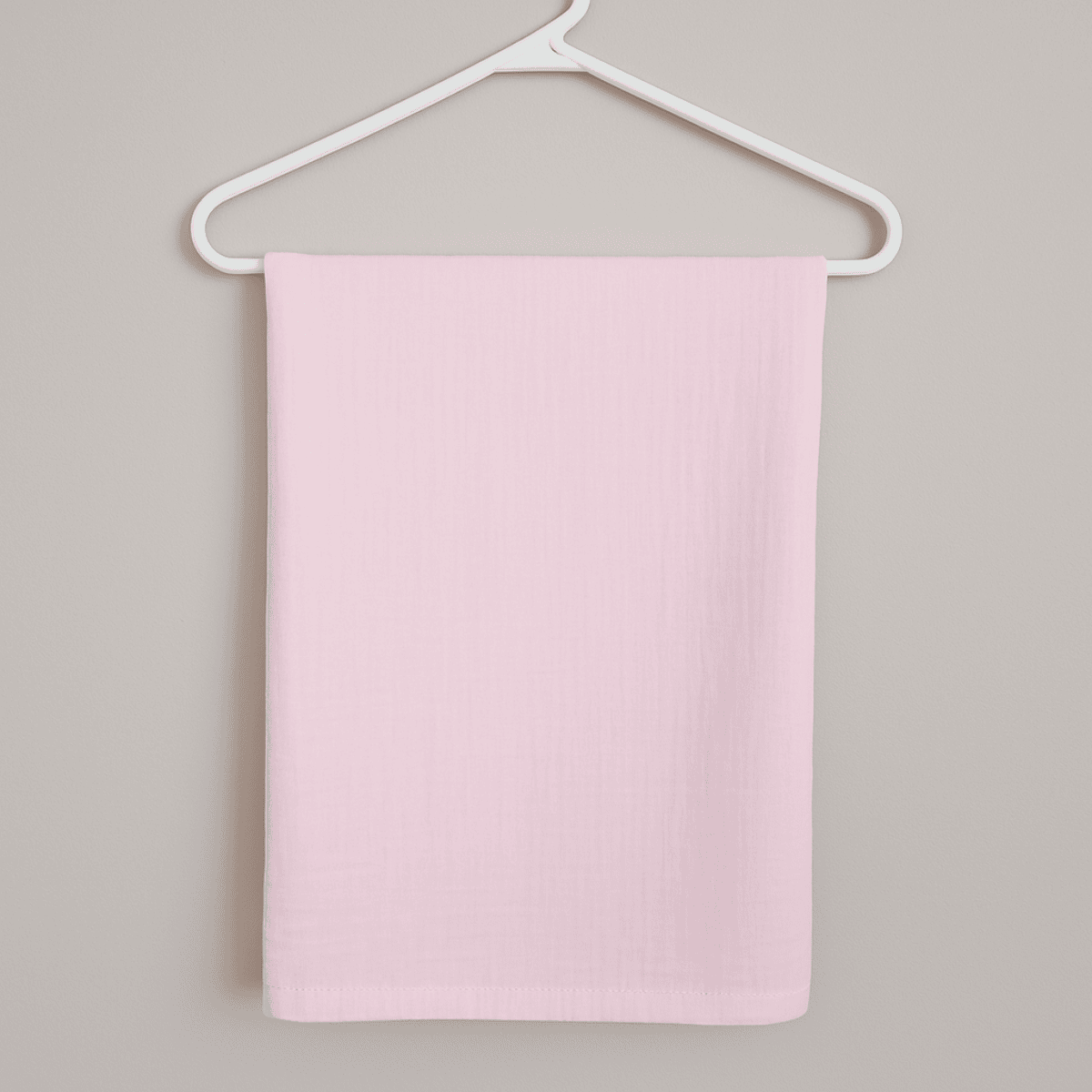 Pink Muslin Baby Blanket