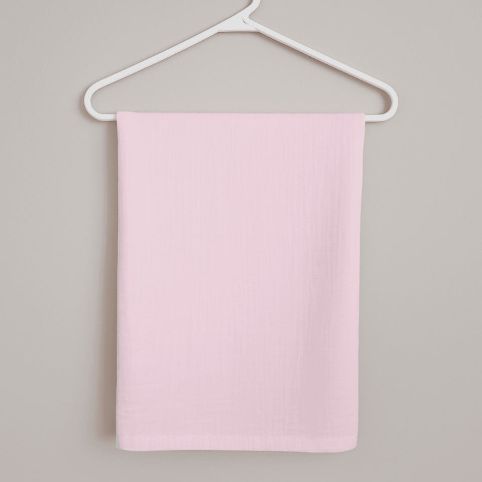 Pembe Müslin Bebek Battaniyesi